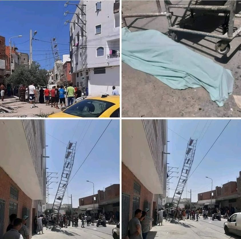 سوسة/ “صقالة” الدهان لمست أسلاك الكهرباء فكانت الكارثة