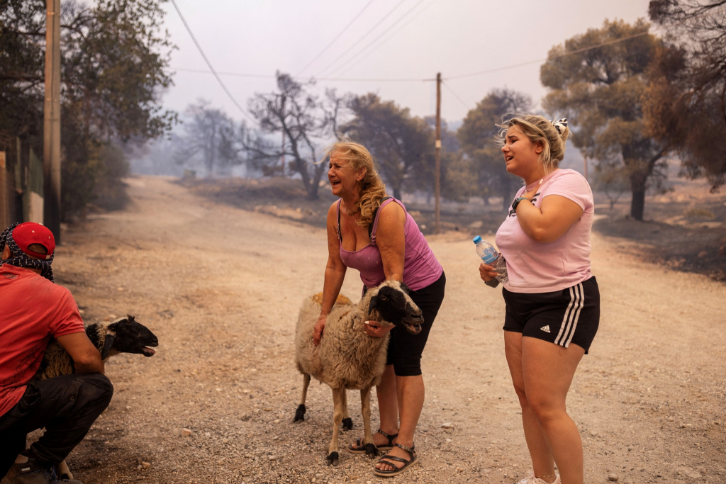 حرائق اليونان