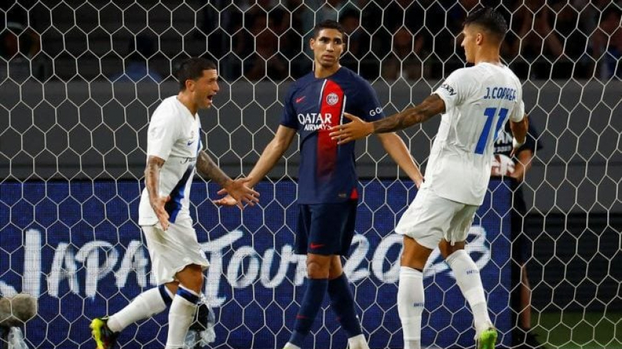 إنتر يفوز ودّيا على باريس سان جرمان إنتر يفوز ودّيا على باريس سان جرمان