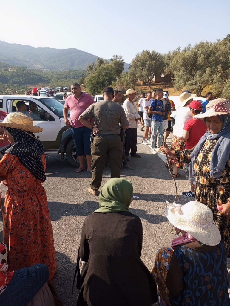 احتجاج طبرقة