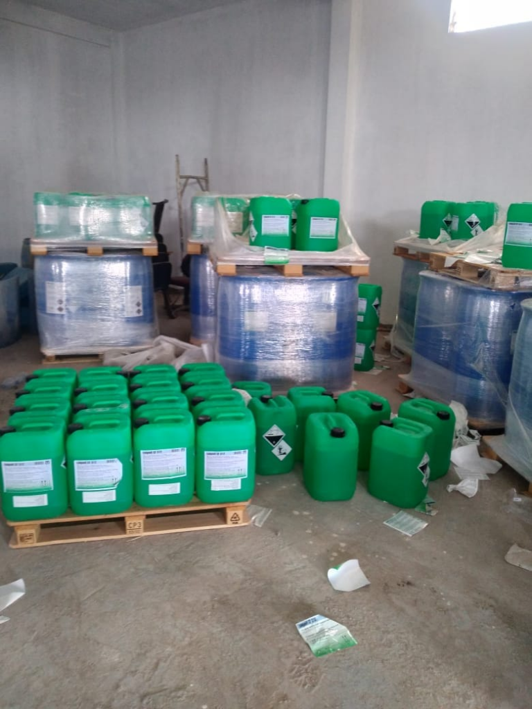 حجز مواد تستعمل في صناعة المتفجرات