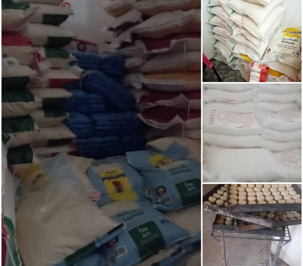 بنزرت/ حجز حوالي 16 طنا من السميد والفرينة المدعمة