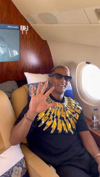 صور/ محمد رمضان بقميص مرصع بالذهب