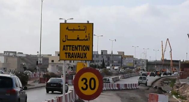 نسبة تقدم أشغال توسعة المدخل الجنوبي للعاصمة