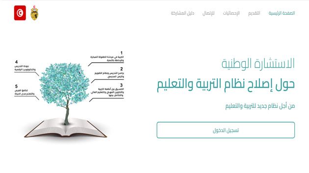بعد يوم من إطلاقها/ عدد المشاركين في استشارة الإصلاح التربوي