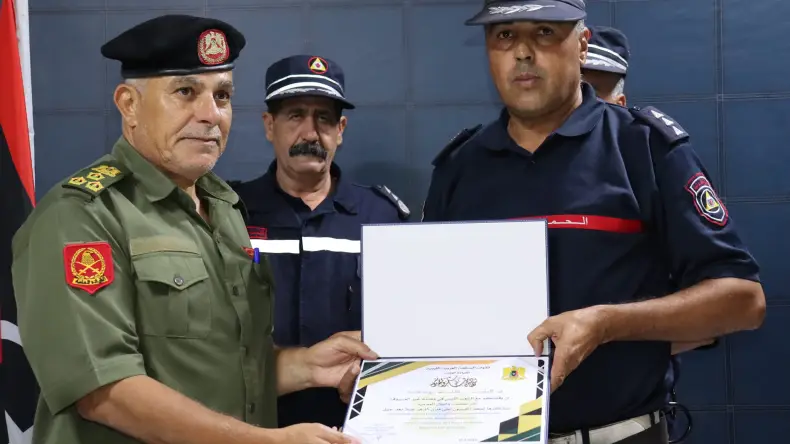 الجزائر/ نهاية مهمة فريق الحماية المدنية بدرنة