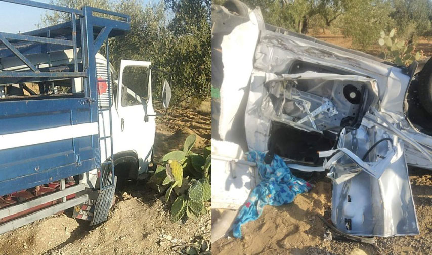 المنستير/ حادث مرور خطير بين شاحنتين