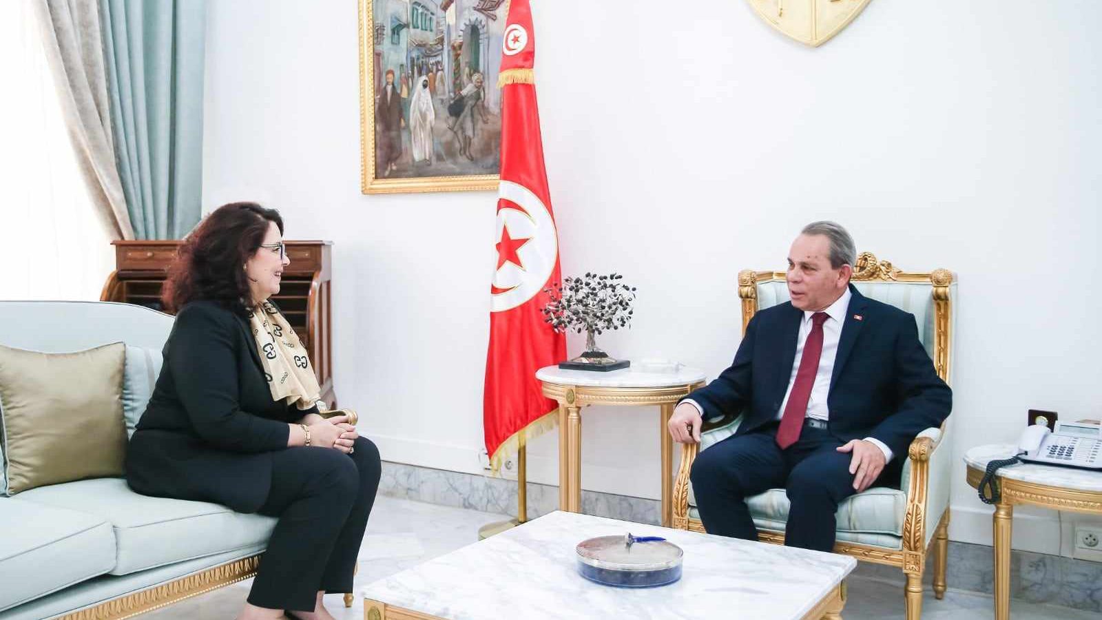 الحشاني يلتقي بوزيرة الثقافة.. التفاصيل
