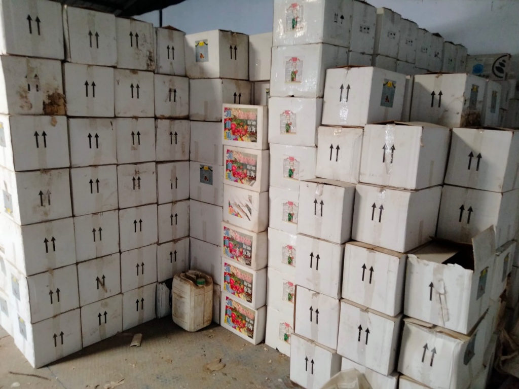 باجة/ الكشف عن مصنع غير مرخص لصناعة الاسمدة والادوية (صور)