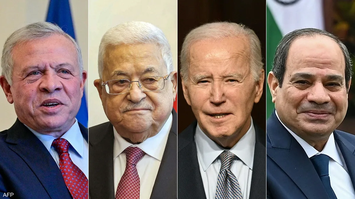 بايدن يلتقي الملك عبد الله والسيسي وعباس في عَمّان