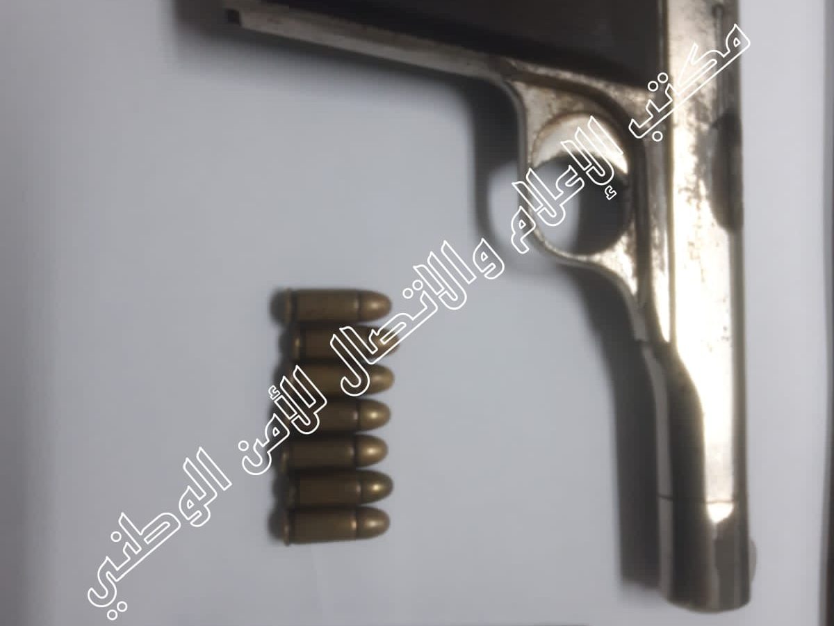 رأس الجبل/ ايقاف شخص بحوزته سلاح ناري