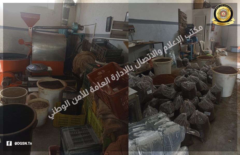 سوسة/ حجز كمية من القهوة معدة للاحتكار