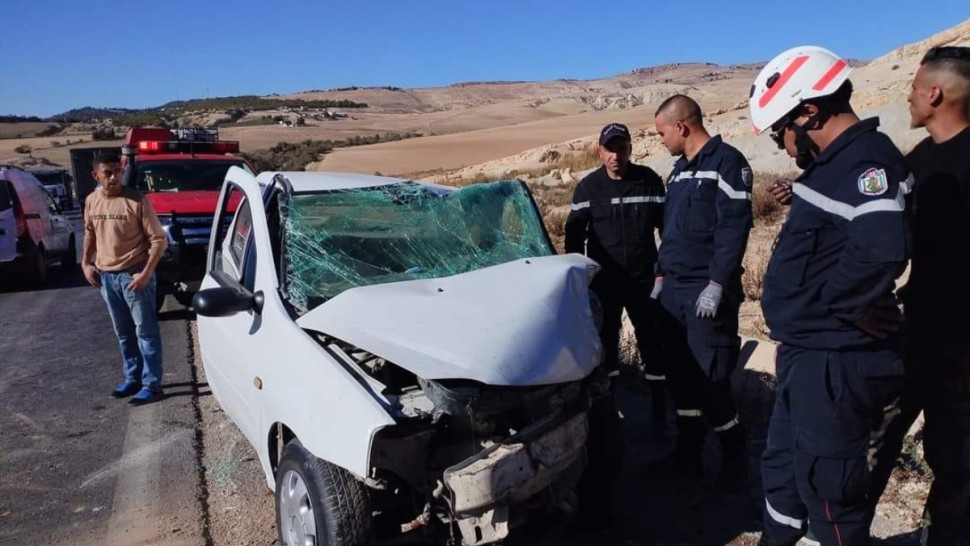 الكاف/ وفاة أجنبي في حادث اصطدام 4 سيارات