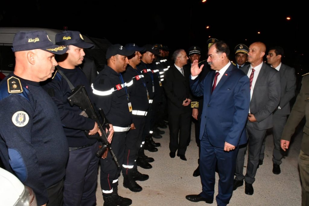 وزير الداخلية توزر