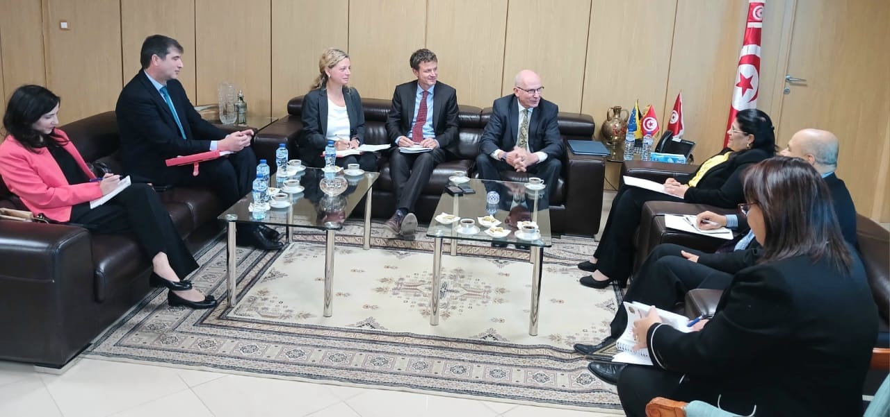 وزيرة المالية لسفير الاتحاد الاوروبي: نتقدم في تنفيذ الاصلاحات الوطنية وزيرة المالية لسفير الاتحاد الاوروبي: نتقدم في تنفيذ الاصلاحات الوطنية