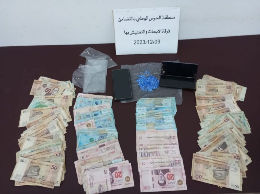 التضامن.. مداهمة منزلين وحجز كويكايين ومشروبات كحولية