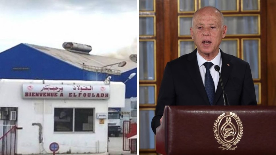 رئيس الجمهورية في زيارة غير معلنة لمصنع الفولاذ بمنزل بورقيبة رئيس الجمهورية في زيارة غير معلنة لمصنع الفولاذ بمنزل بورقيبة