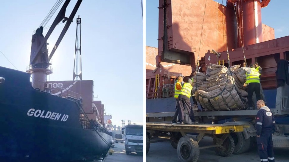 ميناء بنزرت/ وصول باخرة محملة بمادة السكر