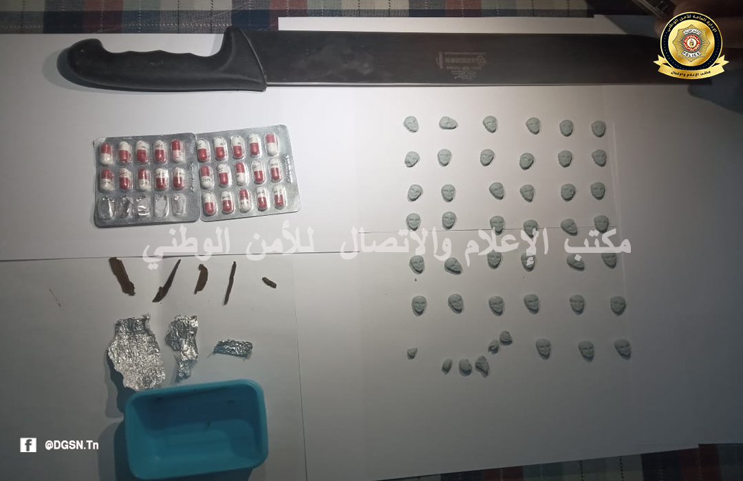 نابل/ منحرف يحاول الاعتداء على الاعوان اثناء ايقافه