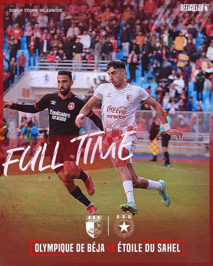 الأولمبي الباجي يطيح بالنجم ويظفر بكأس السوبر الأولمبي الباجي يطيح بالنجم ويظفر بكأس السوبر