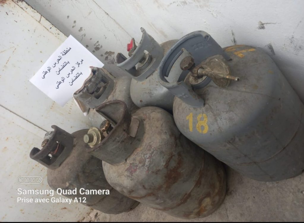 التضامن.. سارق قوارير الغاز في قبضة الامن