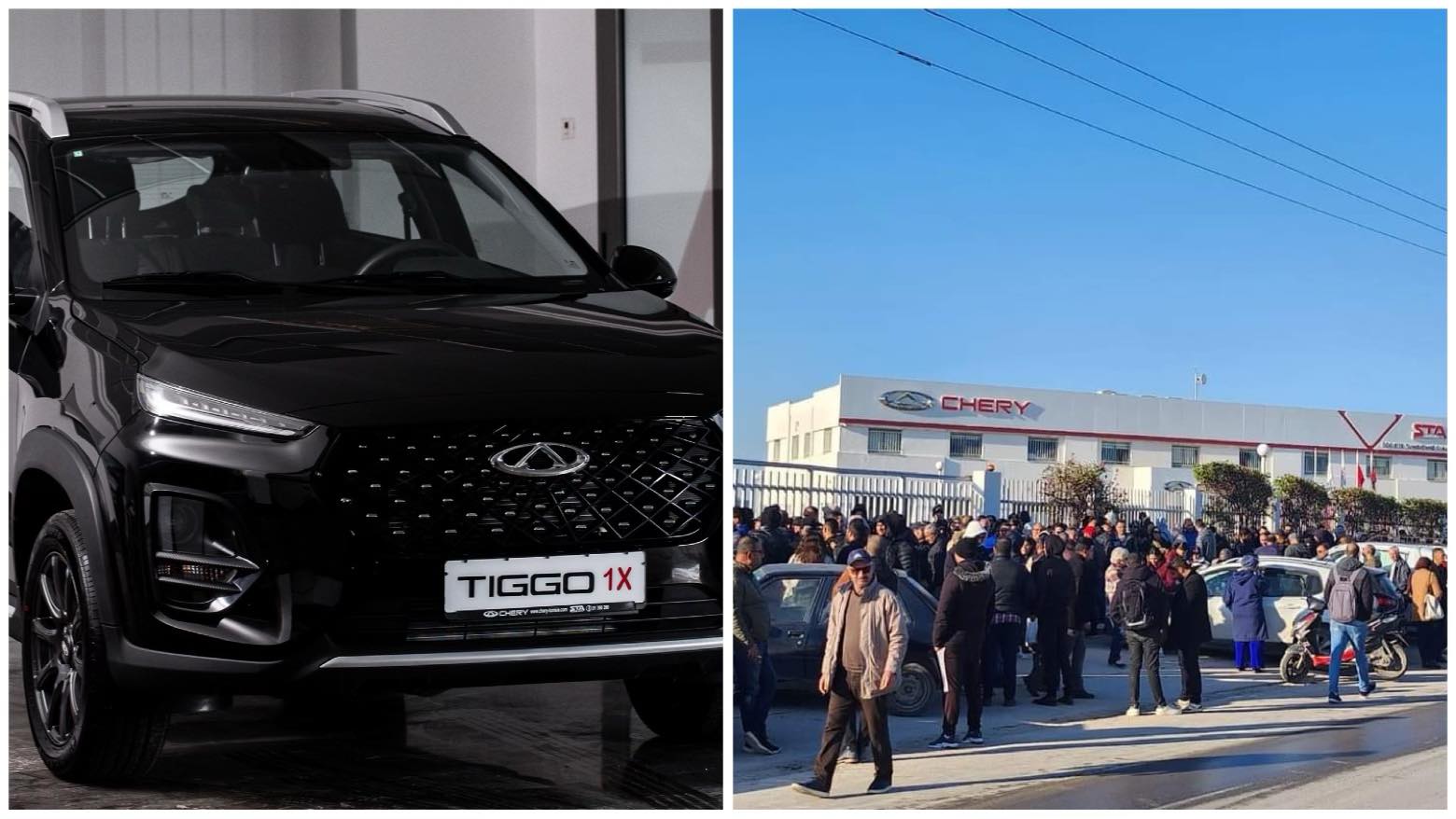 شاهد/ طوابير للتسجيل لاقتناء سيارة “شيري” الشعبية الجديدة