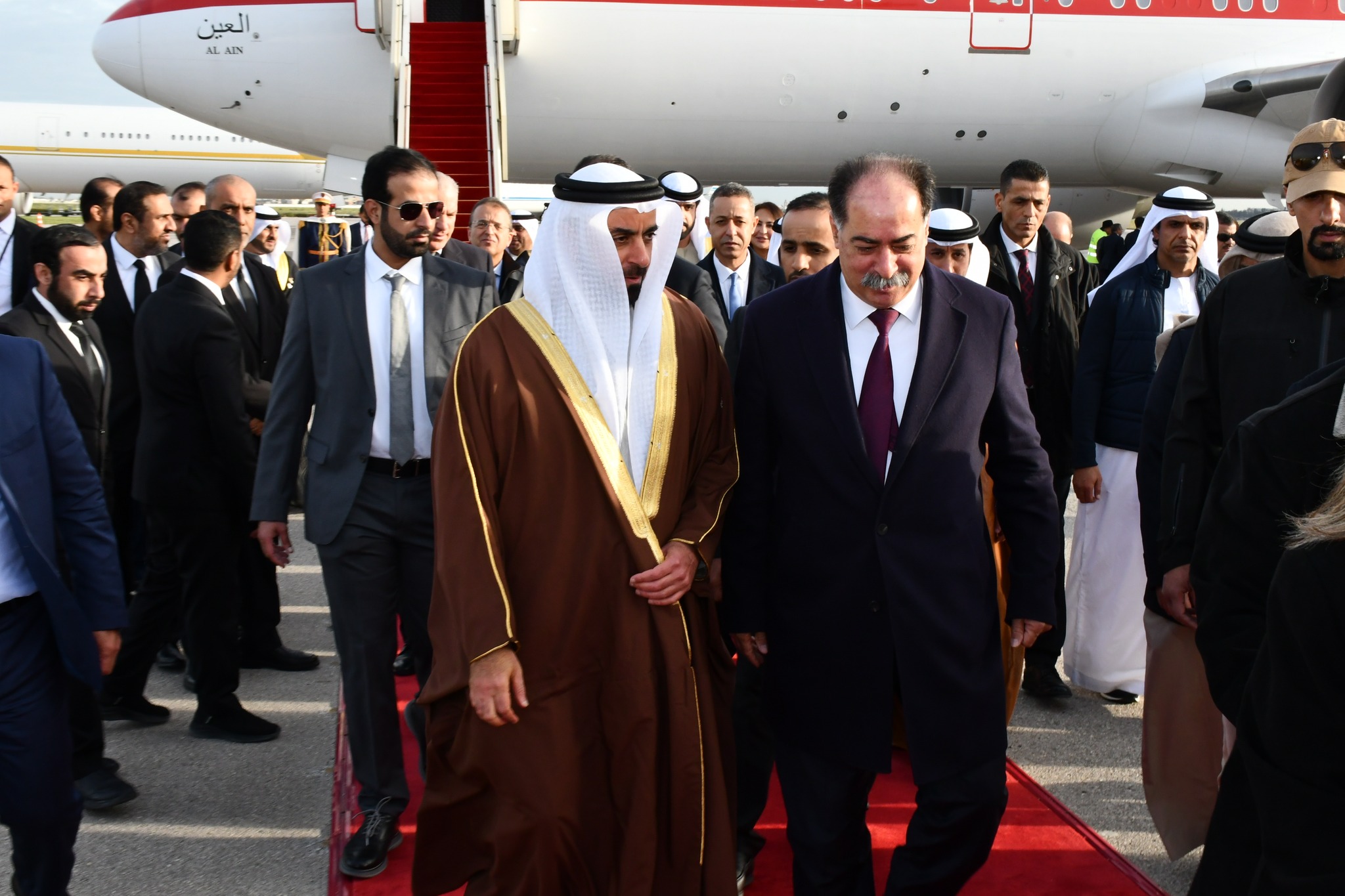 الفقي يستقبل وزير داخلية الامارات (صور)