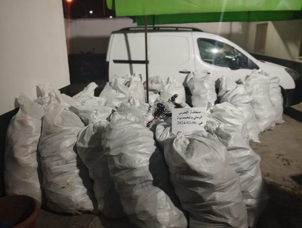 احباط 14 عملية تهريب وحجز ابقار واغنام