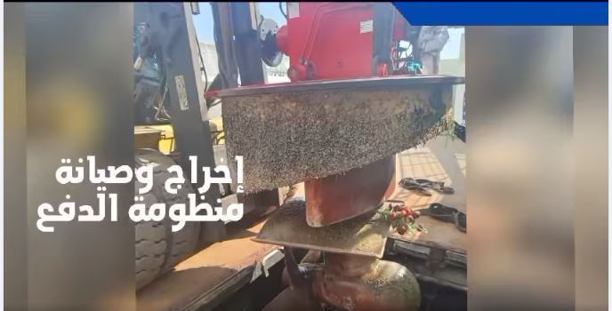 شركة النقل بقرقنة تتسلم محرك سفينة الحبيب عاشور