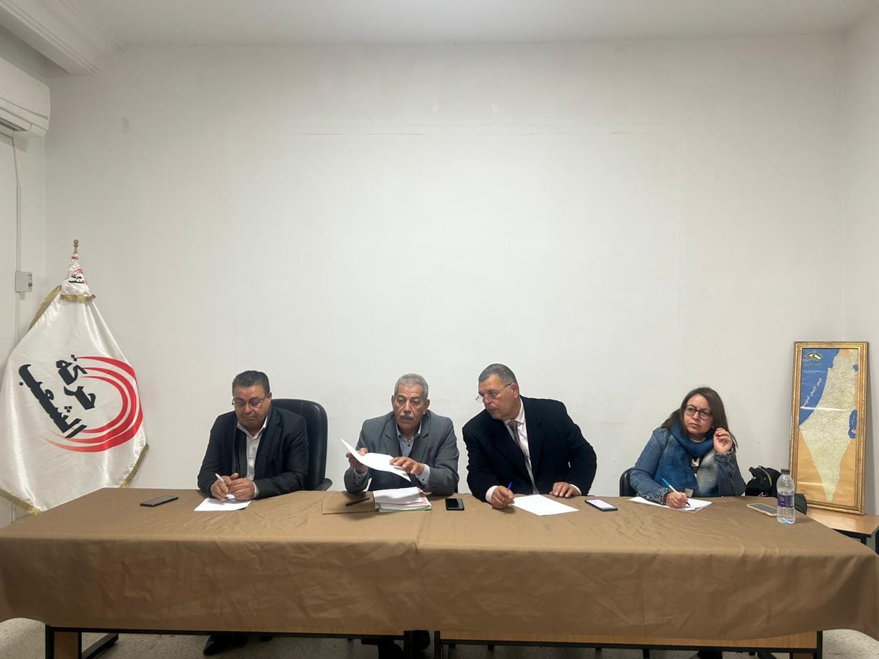 حركة الشعب: نرفض التدخل الأجنبي وندعو للتسريع بتعديل المرسوم 54