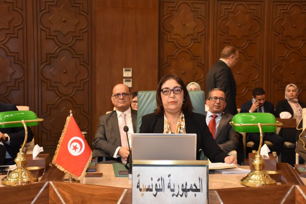 وزيرة التجارة تلتقي ابو الغيط ووزيري تجارة مصر وليبيا