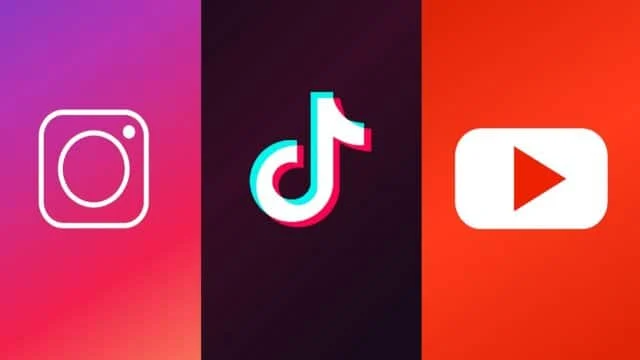 يوتيوب وإنستغرام وتيك توك