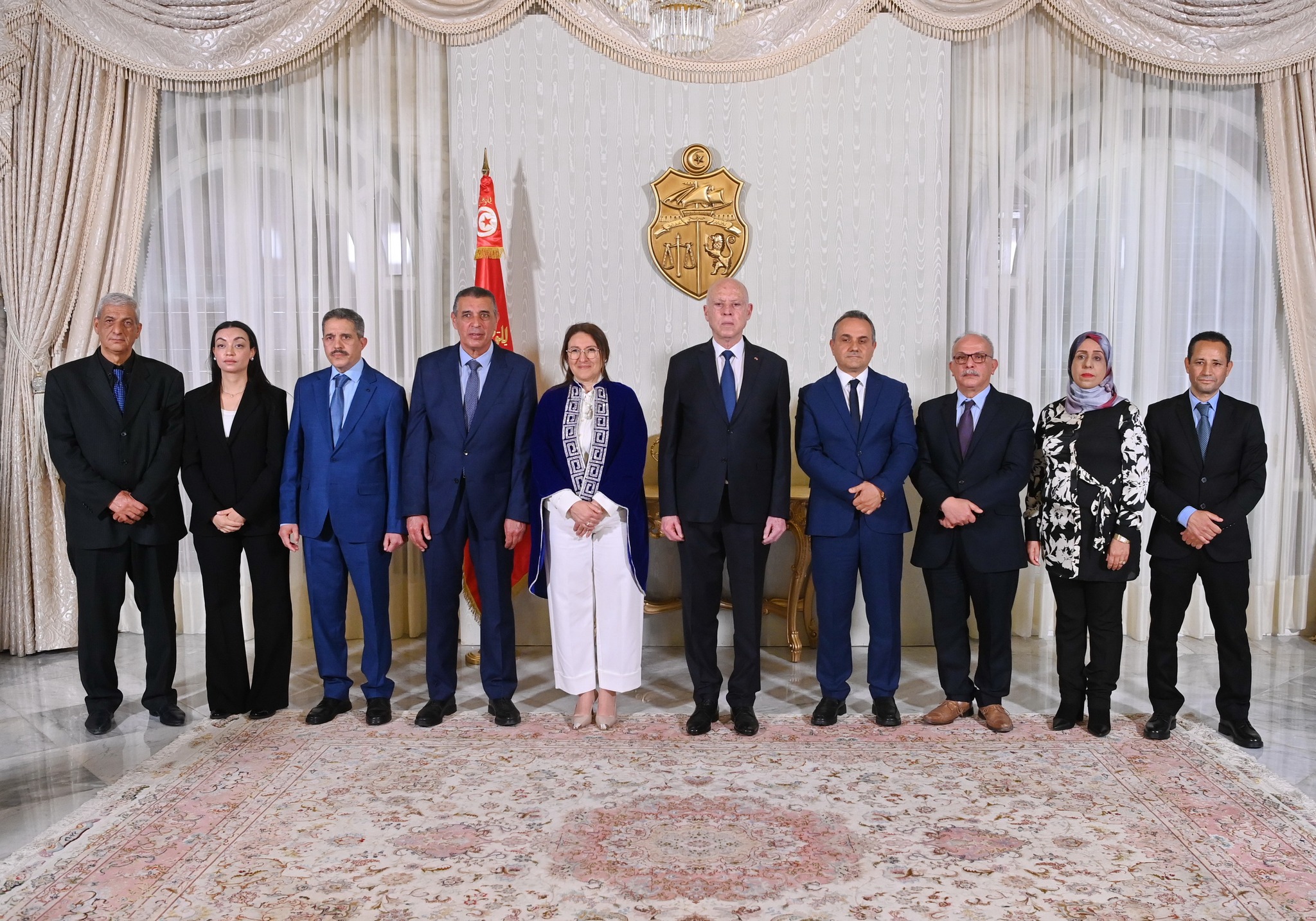 الاعضاء الجدد للجنة الصلح الجزائي يؤدون اليمين الدستورية (صور)