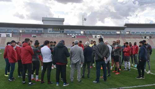 النجم/ استئناف التمارين استعدادا لدربي الساحل (صور)