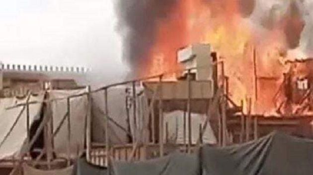 حريق موقع مسلسل “جودر”.. الداخلية تكشف