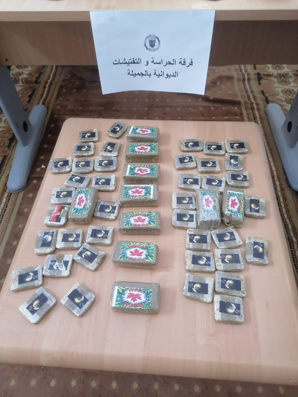 مدنين/  احباط محاولة تهريب 50 صفيحة “زطلة”
