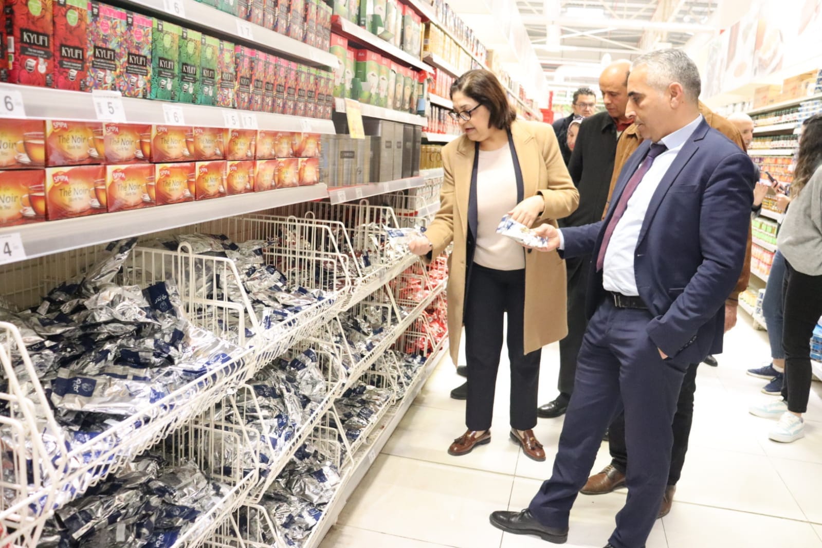 وزيرة التجارة: هاجسنا توفير الأمن الغذائي ازاء ندرة المواد الاولية