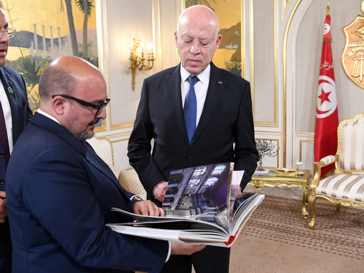 رئيس الجمهورية يلتقي بوزير الثقافة الايطالي