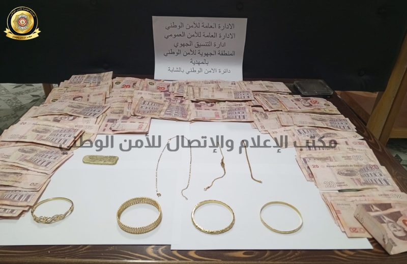 الشابة.. تفكيك وفاق لسرقة المصوغ واسترجاع المسروق