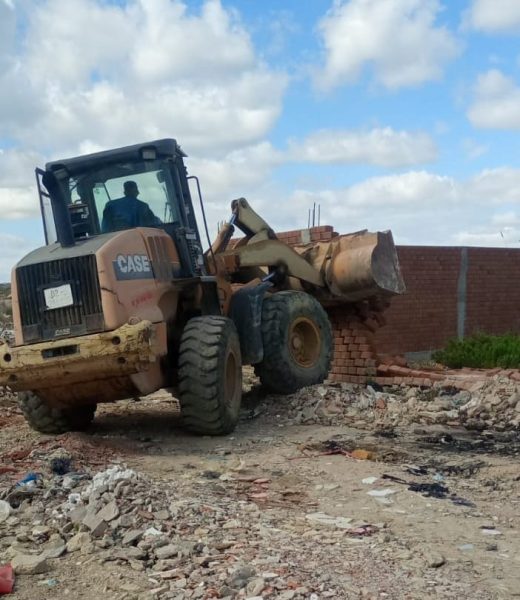 بنزرت / تنفيذ قرارات هدم واسترجاع املاك عامة