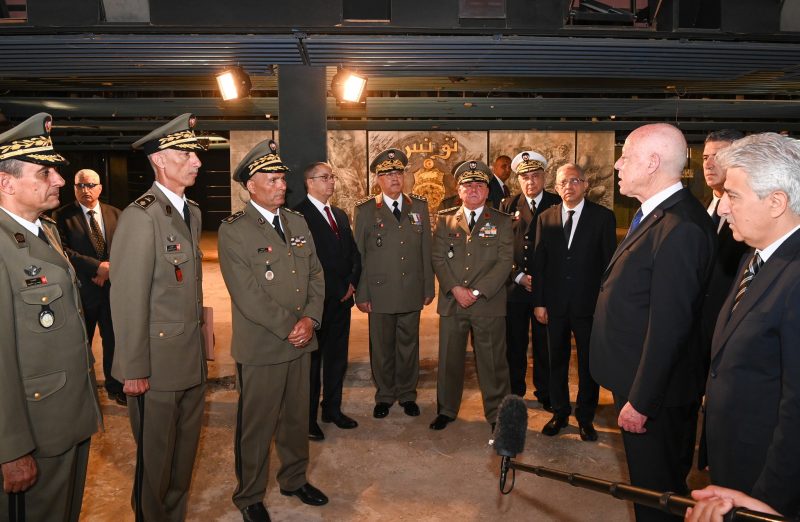 سعيد في متحف الذاكرة الوطنية بالسيجومي