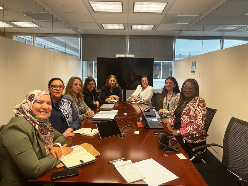 وزيرة الاقتصاد تلتقي ممثلي عدد من المؤسسات المالية الدولية