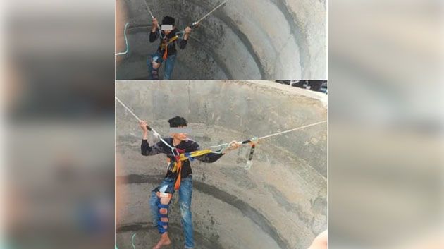 القيروان/ إنقاذ طفل سقط في بئر