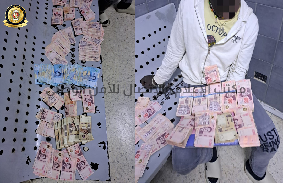 بحوزته أموال/ الإحتفاظ بإفريقي بتهمة تكوين وفاق