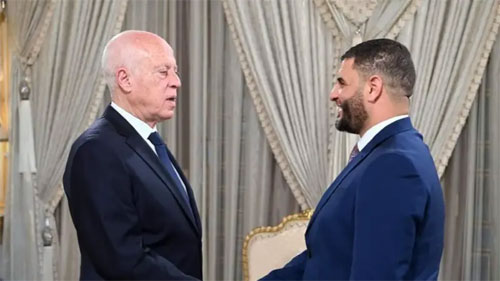 رئيس الدولة يلتقي وزير الداخلية الليبي