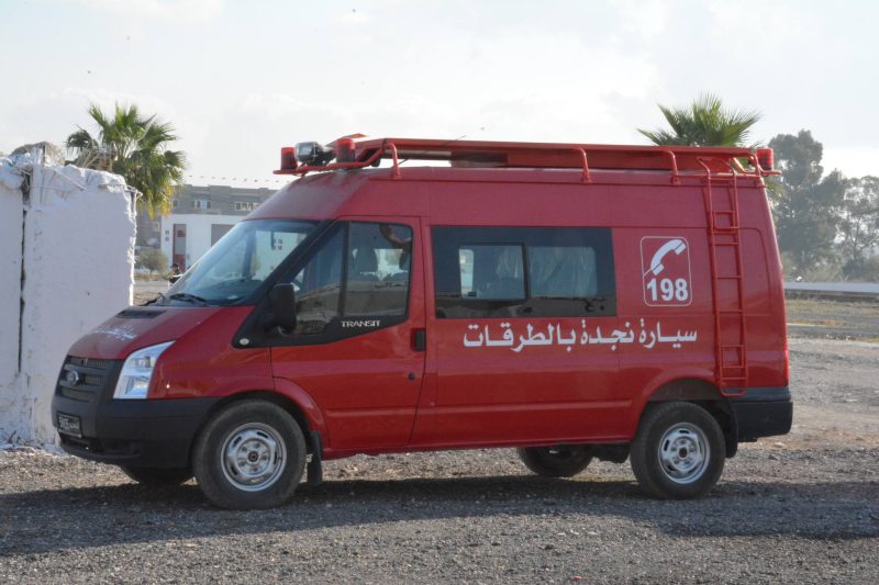 الكاف.. وفاة شابين وأصابة اخرين في حادث