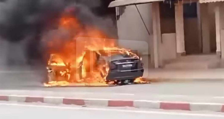 بنزرت/ نجاة عائلة بأعجوبة في احتراق سيارتها