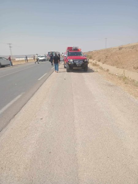 الكاف...اصابات جراء اصطدام 3 سيارات (صور)