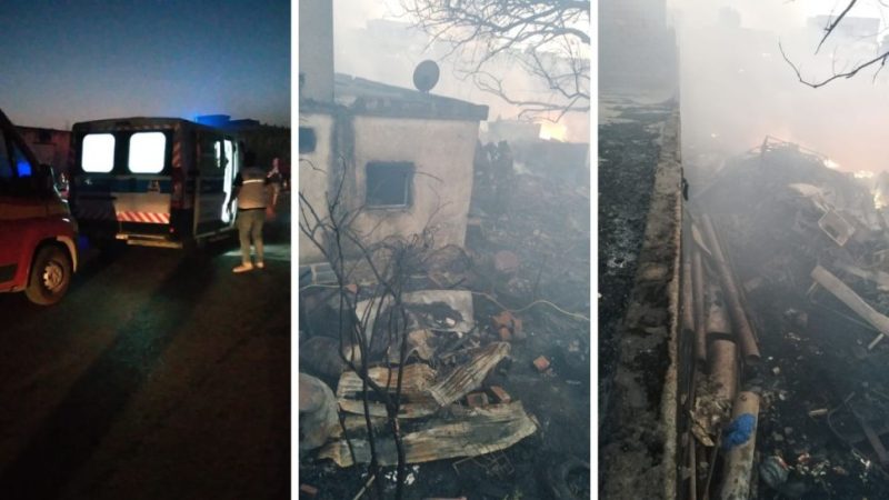 فتح تحقيق في حريق بمستودع بنزرت