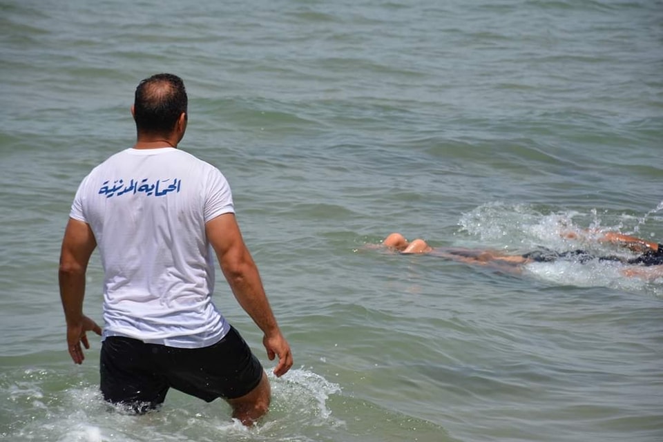 المهدية/ انقاذ طفل من الغرق